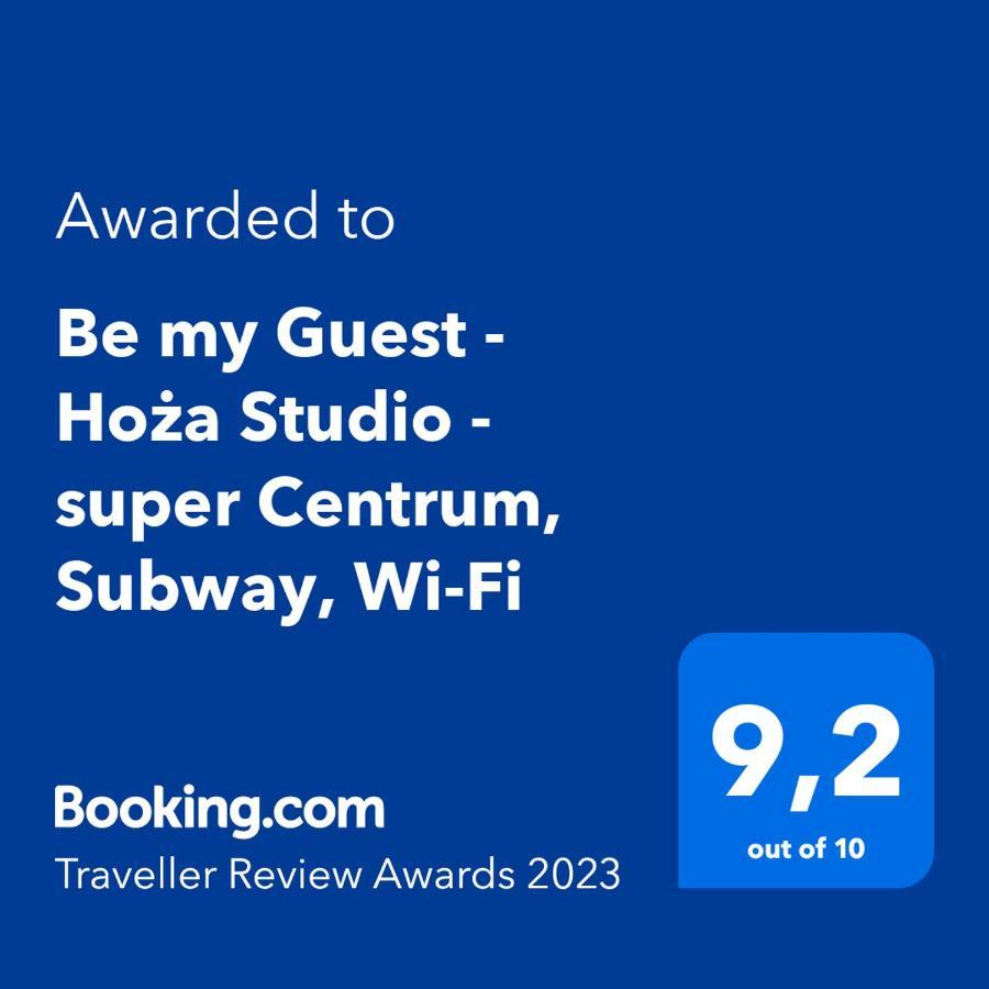 Be My Guest - Hoza Studio - Pkin Super Centrum Metro Wi-Fi Breakfast Varsóvia Exterior foto